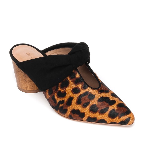 Bernardo Shoes - BERNARDO Finley Leopard-Print Slide Mules BRAND NEW Size 8